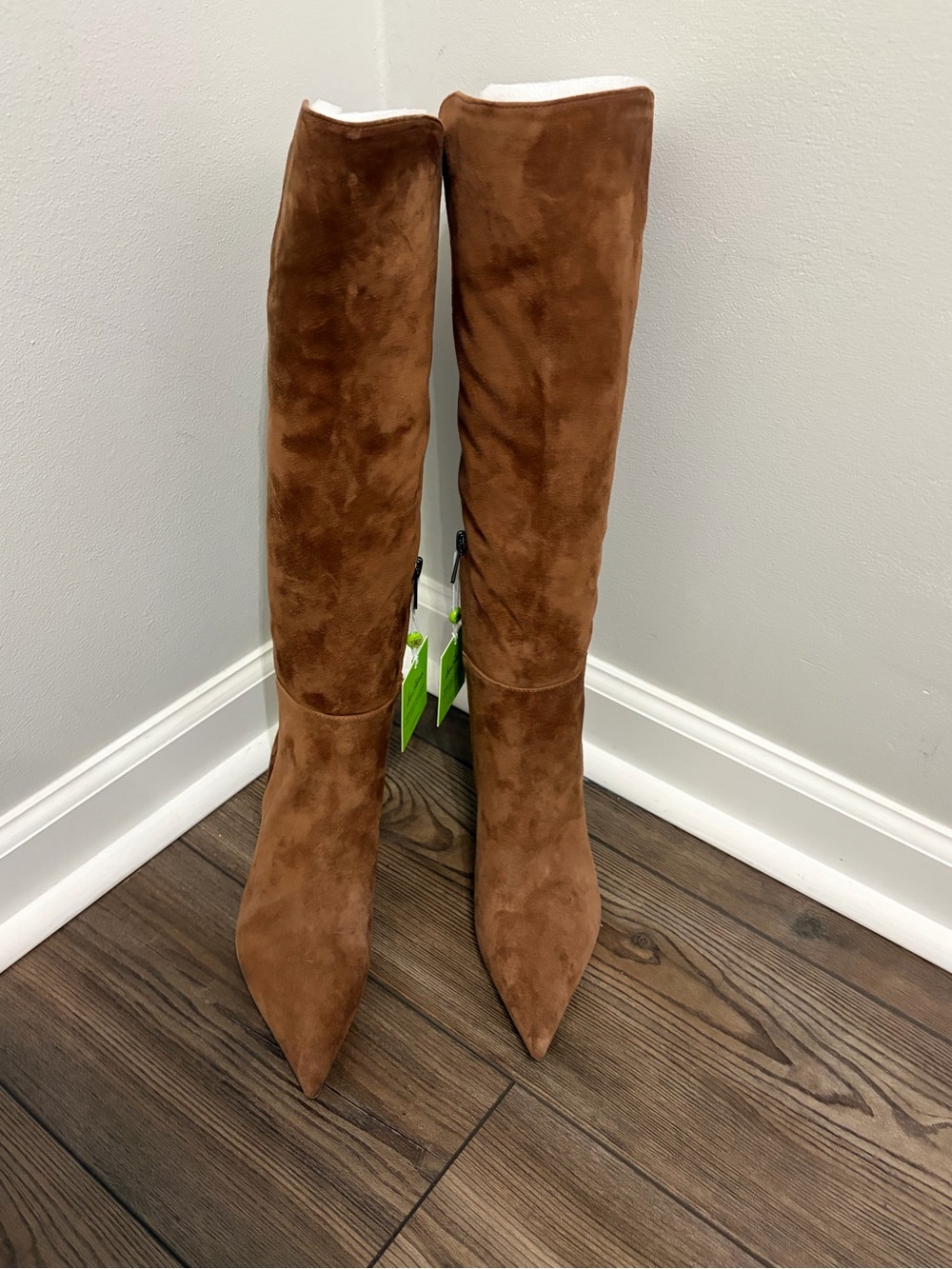 Sam Edelman Brown Suede Over-the-Knee Pointed-Toe Boots Size 7.5 - Picture 2 of 10